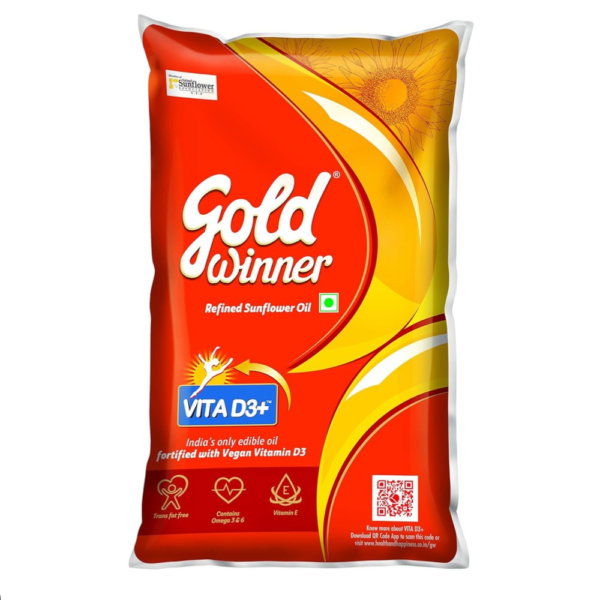 Gold Winner Sunflower Oil 1 Litre